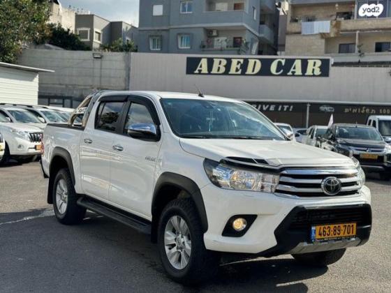 טויוטה היילקס 4X4 4X4 Adventure דאבל קבינה אוט' דיזל 2.4 (150 כ''ס) דיזל 2019 למכירה בריינה