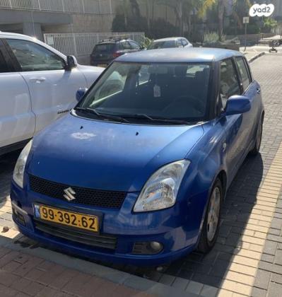 סוזוקי סוויפט GLX אוט' 1.5 (101 כ''ס) בנזין 2008 למכירה באשקלון