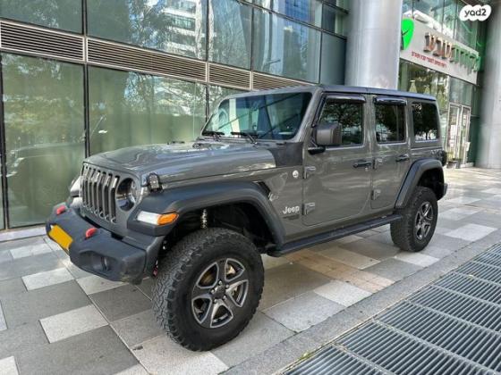 ג'יפ / Jeep רנגלר ארוך 4X4 Sport S אוט' 2.0 (270 כ''ס) בנזין 2020 למכירה בחולון