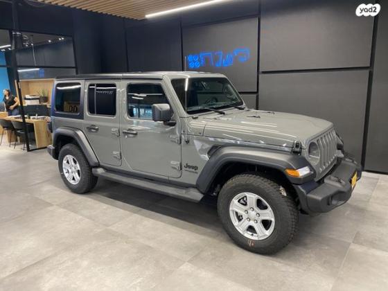 ג'יפ / Jeep רנגלר ארוך 4X4 Sport S אוט' 2.0 (272 כ''ס) ק'-2 בנזין 2022 למכירה בפתח תקווה