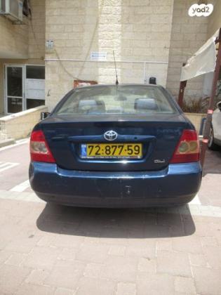 טויוטה קורולה GLI אוט' 1.6 (110 כ''ס) בנזין 2005 למכירה באלעד