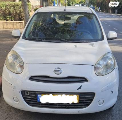 ניסאן מיקרה Visia אוט' 1.2 (80 כ''ס) בנזין 2012 למכירה בראשון לציון