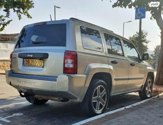 ג'יפ / Jeep פטריוט 4X4 Sport אוט' 2.4 (170 כ''ס) בנזין 2009 למכירה בקרני שומרון