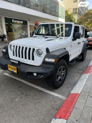 ג'יפ / Jeep רנגלר ארוך 4X4 Unlimited Sport אוט' 2.0 (272 כ''ס) בנזין 2019 למכירה בנתניה