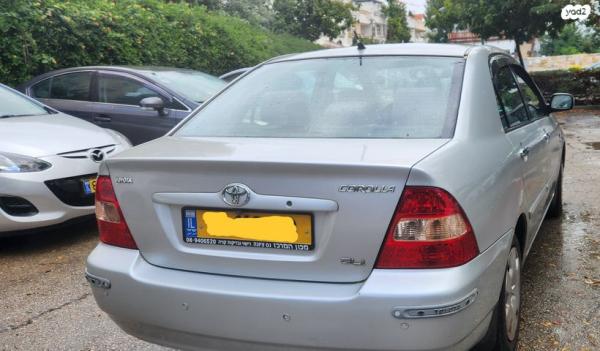 טויוטה קורולה GLI אוט' 1.6 (110 כ''ס) בנזין 2003 למכירה בראשון לציון