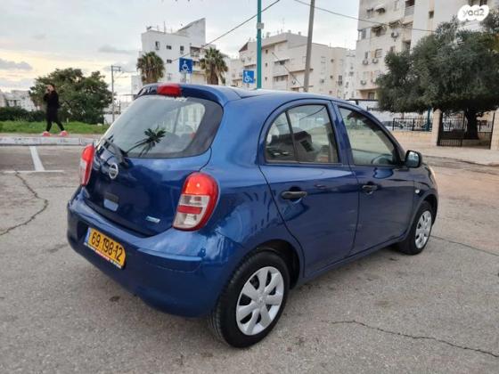 ניסאן מיקרה Visia אוט' 1.2 (80 כ''ס) בנזין 2013 למכירה בלוד