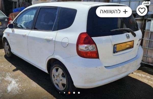 הונדה ג'אז LS ידני 1.3 (83 כ''ס) בנזין 2003 למכירה ברמת מגשימים