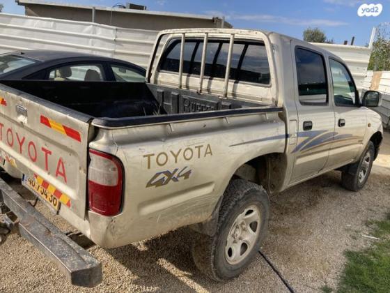 טויוטה היילקס 4X4 4X4 SR דאבל קבינה ידני דיזל 2.5 (102 כ''ס) דיזל 2002 למכירה בבאר שבע