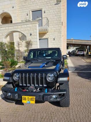 ג'יפ / Jeep רנגלר ארוך Unlim Rubicon 4XE אוט' הייב' 2.0 (270 כ''ס) ק' 1 היברידי חשמל / בנזין 2021 למכירה בראשון לציון