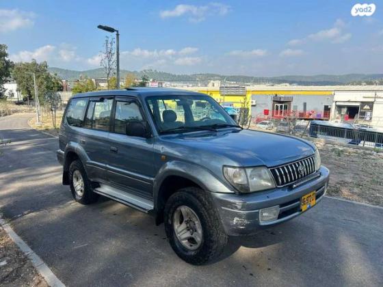 טויוטה לנד קרוזר פרדו ארוך 4X4 Luxury אוט' דיזל 8 מק' 3.0 (125 כ''ס) דיזל 2000 למכירה בבית שמש