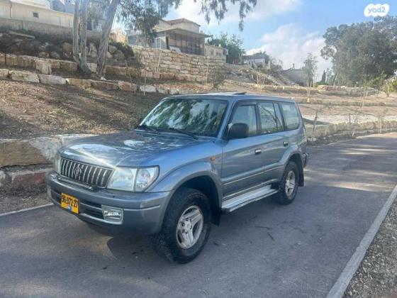 טויוטה לנד קרוזר פרדו ארוך 4X4 Luxury אוט' דיזל 8 מק' 3.0 (125 כ''ס) דיזל 2000 למכירה בבית שמש