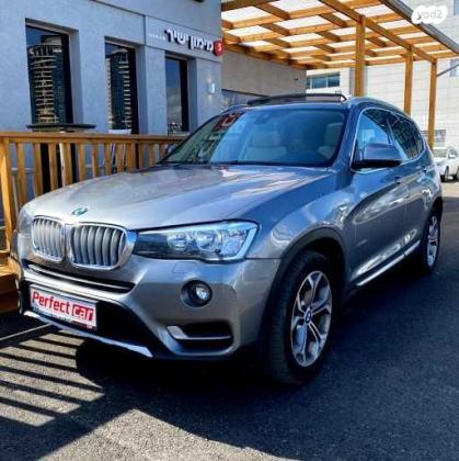 ב.מ.וו X3 4X4 XDRIVE20I X-Line אוט' 2.0 (184 כ''ס) בנזין 2017 למכירה בפתח תקווה