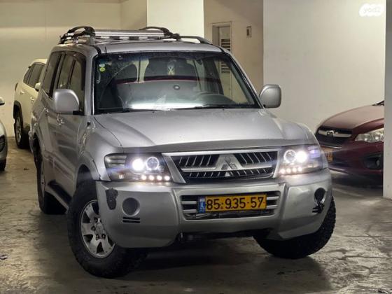 מיצובישי פג'רו ארוך 4X4 Dakar אוט' דיזל 7 מק' 3.2 (160 כ''ס) דיזל 2005 למכירה בירושלים