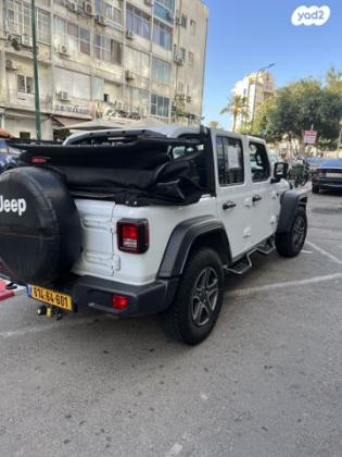 ג'יפ / Jeep רנגלר ארוך 4X4 Unlimited Sport אוט' 2.0 (272 כ''ס) בנזין 2019 למכירה בנתניה