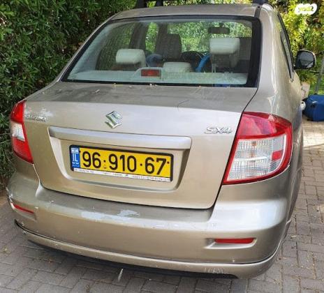 סוזוקי SX4 GLX סדאן אוט' 1.6 (107 כ''ס) בנזין 2008 למכירה במיתר u002F כרמית