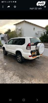 טויוטה לנד קרוזר ארוך 4X4 STD אוט' דיזל 8 מק' 3.0 (173 כ''ס) דיזל 2008 למכירה בבנימינה גבעת עדה