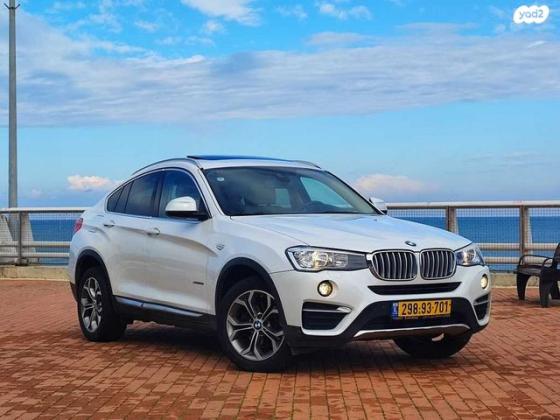 ב.מ.וו X4 4X4 XDRIVE20I Sport אוט' 2.0 (184 כ''ס) בנזין 2018 למכירה בחיפה