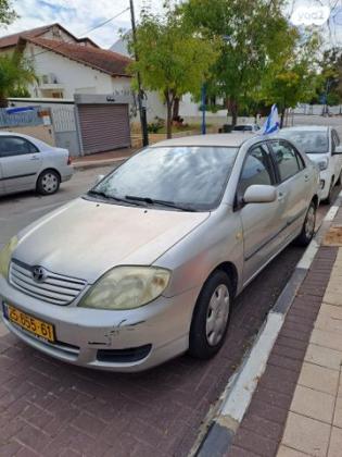 טויוטה קורולה Sun אוט' 1.6 (110 כ''ס) בנזין 2007 למכירה באשדוד