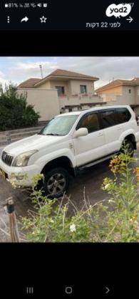 טויוטה לנד קרוזר ארוך 4X4 STD אוט' דיזל 8 מק' 3.0 (173 כ''ס) דיזל 2008 למכירה בבנימינה גבעת עדה