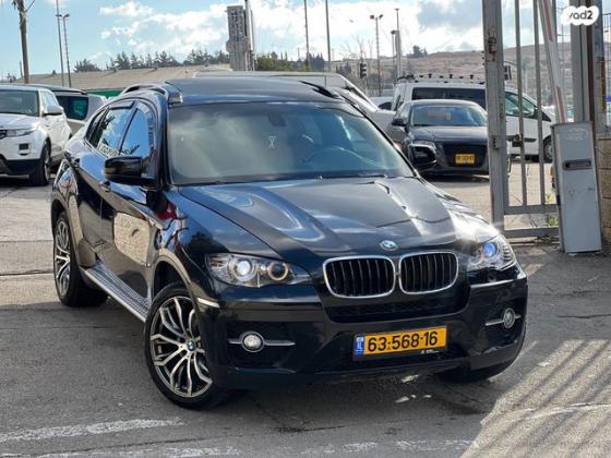 ב.מ.וו X6 4X4 XDRIVE30D Luxury אוט' דיזל 3.0 (245 כ''ס) דיזל 2011 למכירה בירושלים