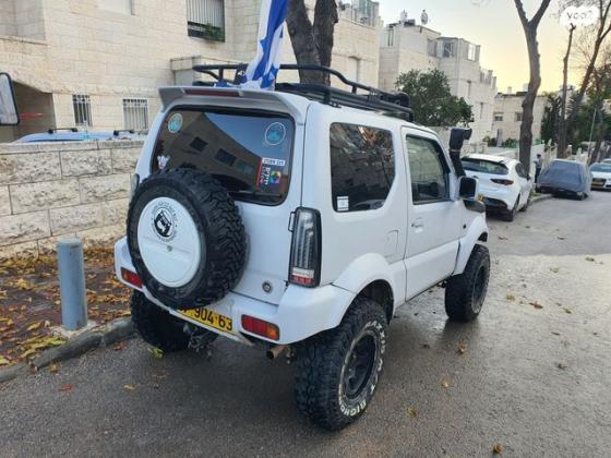 סוזוקי ג'ימני 4X4 JLX-L אוט' 1.3 (85 כ''ס) בנזין 2008 למכירה בירושלים