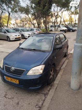 טויוטה קורולה RUN-X GLI אוט' 1.6 (110 כ"ס) בנזין 2003 למכירה בירושלים