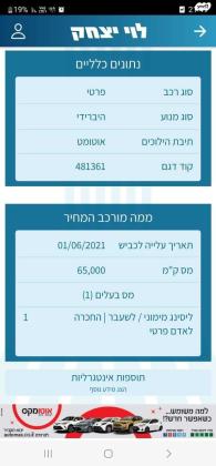 יונדאי קונה Premium הייבריד אוט' 1.6 (141 כ''ס) בנזין 2021 למכירה בראשון לציון