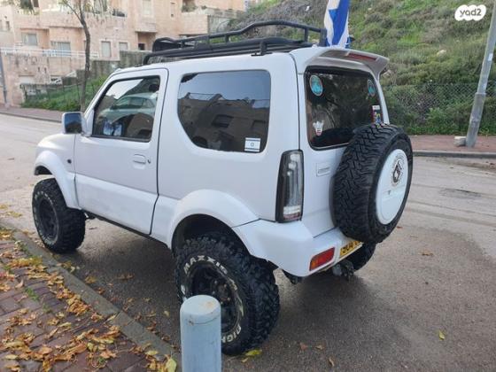 סוזוקי ג'ימני 4X4 JLX-L אוט' 1.3 (85 כ''ס) בנזין 2008 למכירה בירושלים