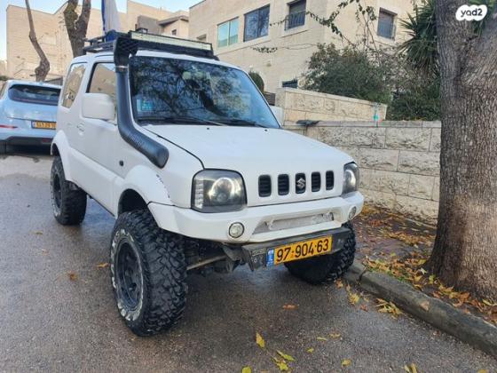 סוזוקי ג'ימני 4X4 JLX-L אוט' 1.3 (85 כ''ס) בנזין 2008 למכירה בירושלים