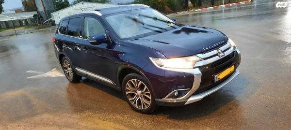 מיצובישי אאוטלנדר Premium אוט' 7 מק' 2.0 (150 כ''ס) בנזין 2016 למכירה בעין כרמל