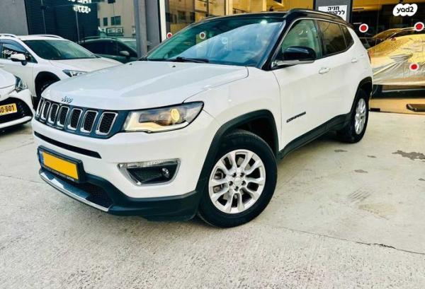 ג'יפ / Jeep קומפאס 4X4 Limited Phev הייבריד אוט' 1.4 (190 כ''ס) היברידי חשמל / בנזין 2021 למכירה בחולון