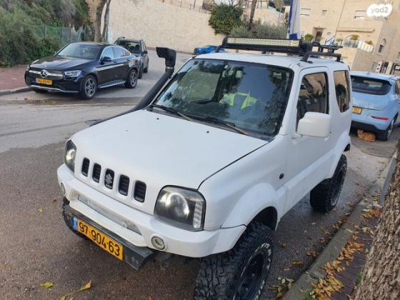 סוזוקי ג'ימני 4X4 JLX-L אוט' 1.3 (85 כ''ס) בנזין 2008 למכירה בירושלים