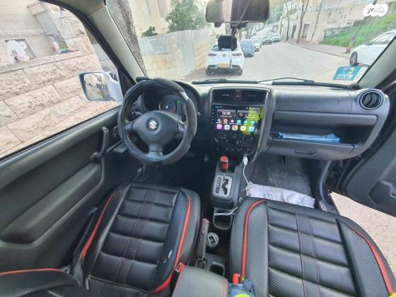 סוזוקי ג'ימני 4X4 JLX-L אוט' 1.3 (85 כ''ס) בנזין 2008 למכירה בירושלים