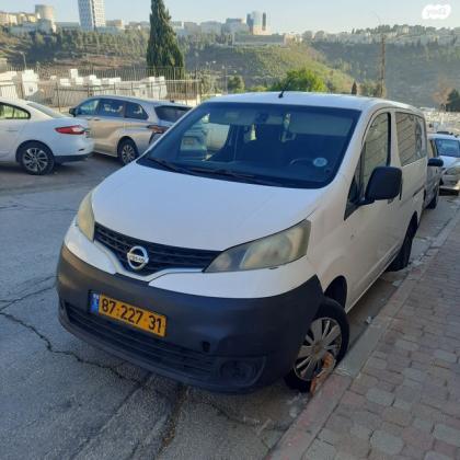 ניסאן NV200 Upper ידני דיזל 7 מק' 1.5 (90 כ''ס) דיזל 2014 למכירה בירושלים