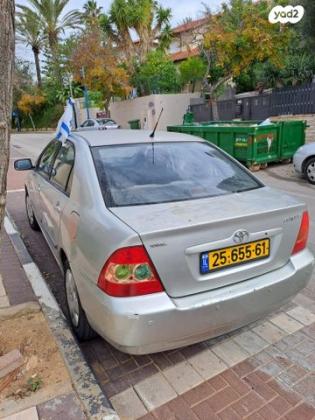 טויוטה קורולה Sun אוט' 1.6 (110 כ''ס) בנזין 2007 למכירה באשדוד