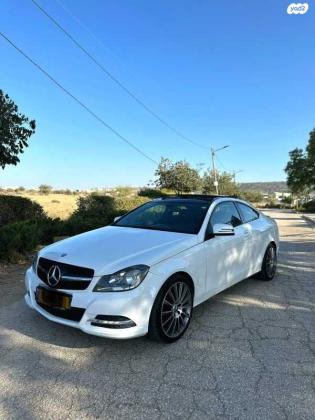 מרצדס C-Class קופה / קבריולט C180 אוט' 1.6 (156 כ''ס) בנזין 2013 למכירה בפתח תקווה