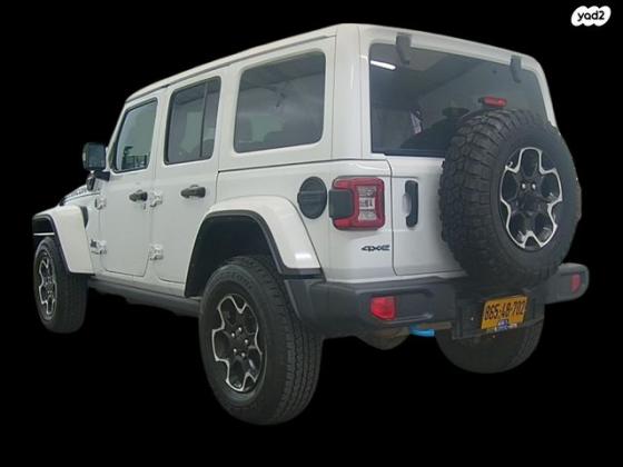 ג'יפ / Jeep רנגלר ארוך Unlim Rubicon 4XE אוט' הייב' 2.0 (270 כ''ס) ק' 6 היברידי חשמל / דיזל 2022 למכירה ב