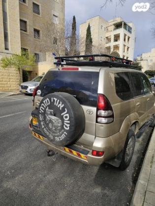 טויוטה לנד קרוזר ארוך 4X4 Luxury אוט' דיזל 8 מק' 3.0 (166 כ''ס) דיזל 2008 למכירה בירושלים