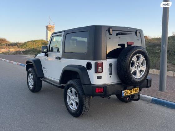 ג'יפ / Jeep רנגלר קצר 4X4 Sport אוט' 3.8 (196 כ''ס) בנזין 2008 למכירה בהרצליה