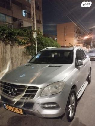 מרצדס ML Class 4X4 ML350 Bluetec Luxury אוט' דיזל 3.0 (258 כ''ס) דיזל 2012 למכירה בנס ציונה