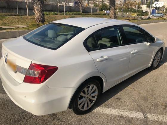 הונדה סיוויק סדאן החדשה Comfort אוט' 1.8 (142 כ''ס) בנזין 2013 למכירה בחיפה