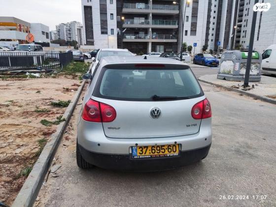 פולקסווגן גולף Trendline אוט' 5 דל' 1.6 (115 כ''ס) בנזין 2007 למכירה בבאר יעקב