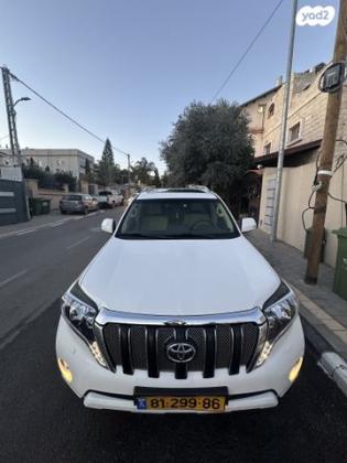 טויוטה לנד קרוזר ארוך 4X4 Luxury אוט' דיזל 7 מק' 2.8 (177 כ"ס) דיזל 2017 למכירה בחדרה