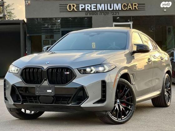 ב.מ.וו X6 4X4 M50I Performance M אוט' 4.4 (523 כ''ס) בנזין 2024 למכירה בראשון לציון