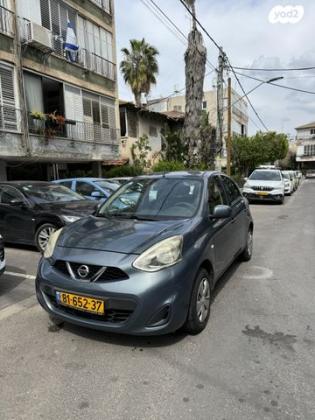 ניסאן מיקרה Visia אוט' 1.2 (80 כ''ס) בנזין 2016 למכירה ברמת גן