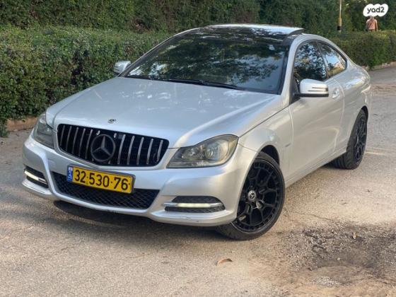 מרצדס C-Class קופה / קבריולט C180 Standard אוט' 1.8 (156 כ''ס) בנזין 2012 למכירה בחולון