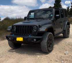 ג'יפ / Jeep רנגלר ארוך 4X4 Unlim Rubicon 4XE אוט' הייב' 2.0 (375 כ''ס) היבר