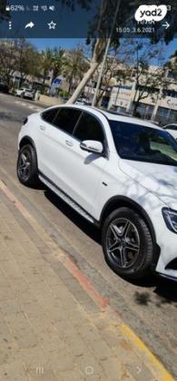 מרצדס GLC 4X4 GLC300E AMG הייבריד אוט' 2.0 (211 כ''ס) ק'-2 היברידי חשמל / בנזין 2021 למכירה בחדרה