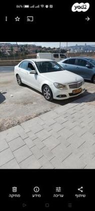 מרצדס C-Class Taxi C200D Taxi Classic אוט' דיזל 2.1 (136 כ"ס) [11-15] דיזל 2012 למכירה בירושלים