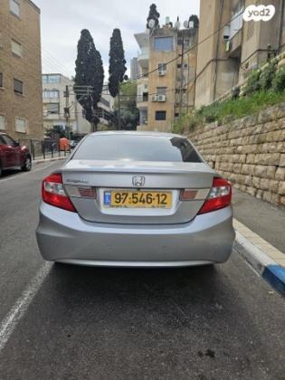 הונדה סיוויק סדאן החדשה Comfort אוט' 1.8 (142 כ''ס) בנזין 2013 למכירה בחיפה